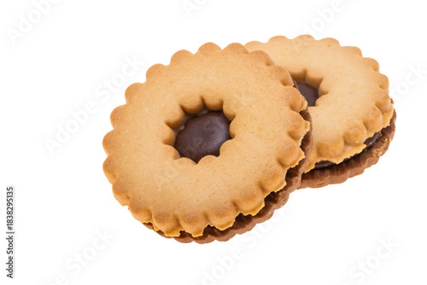 Obraz Double cookies isolated