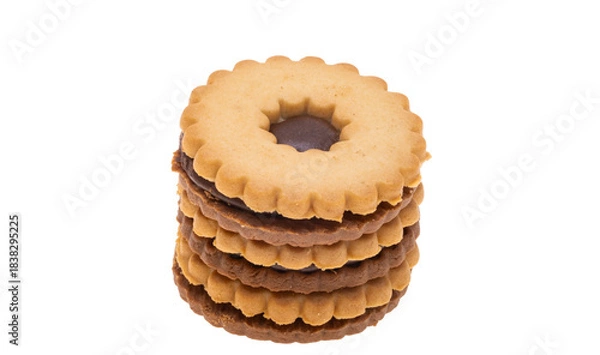 Obraz Double cookies isolated