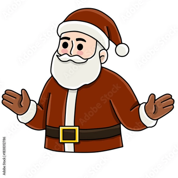 Obraz santa claus cartoon