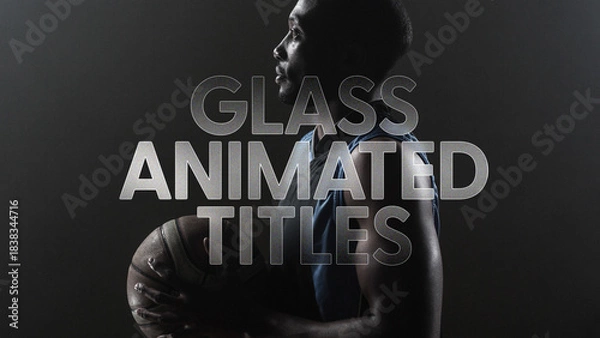 Obraz Glass Animated Titles