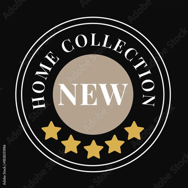 Obraz stamp vector for product packaging design element, print design