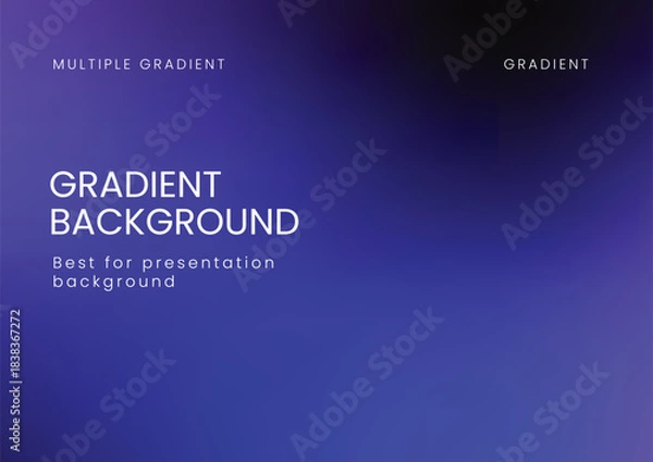 Obraz Modern Gradient Vector Illustration | Abstract Colorful Background Design