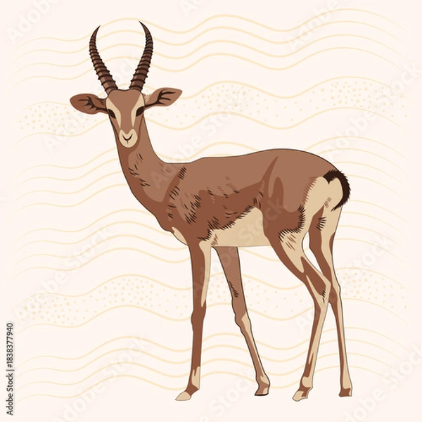 Obraz Antelope illustration