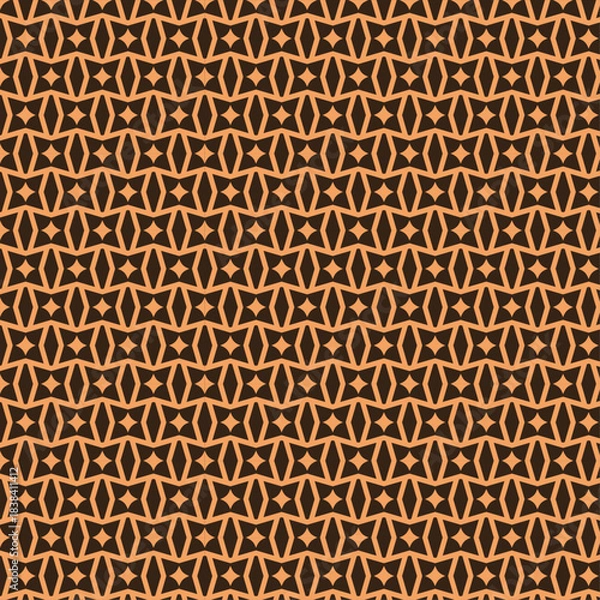 Obraz Geometric Star Pattern, Modern Abstract Design, Seamless Decorative Background