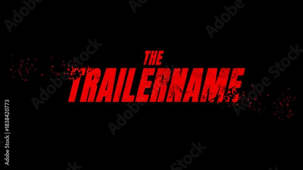 Obraz Trailer Titles Explode