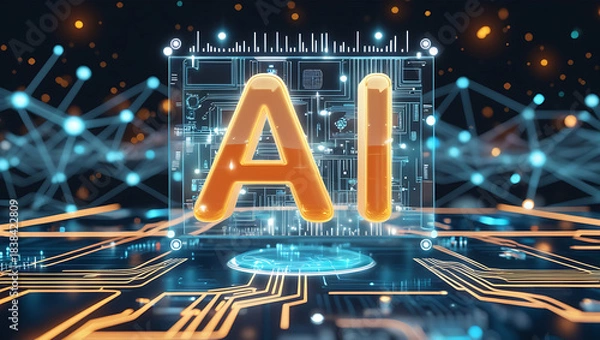 Obraz Advanced Artificial Intelligence Technology Solutions for Intelligent Automation, Data-Driven Decision Making, Machine Learning Integration, and Transformative Innovation