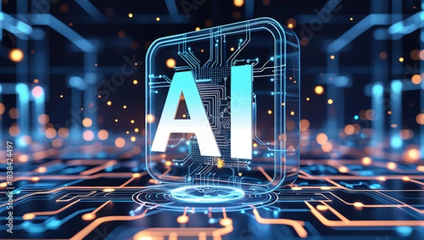 Obraz Advanced Artificial Intelligence Technology Solutions for Intelligent Automation, Data-Driven Decision Making, Machine Learning Integration, and Transformative Innovation