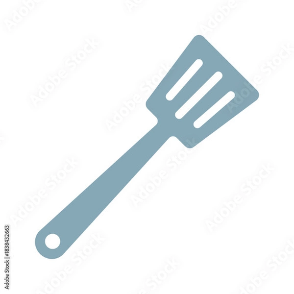 Obraz Slotted spoon icon vector design template