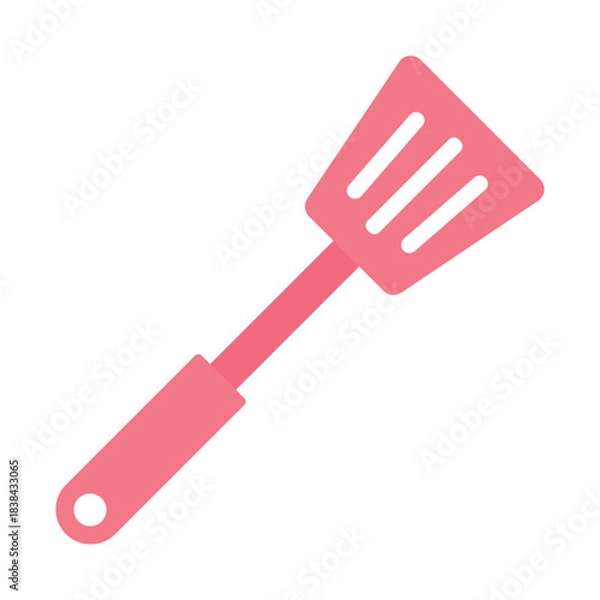 Obraz Slotted spoon icon vector design template