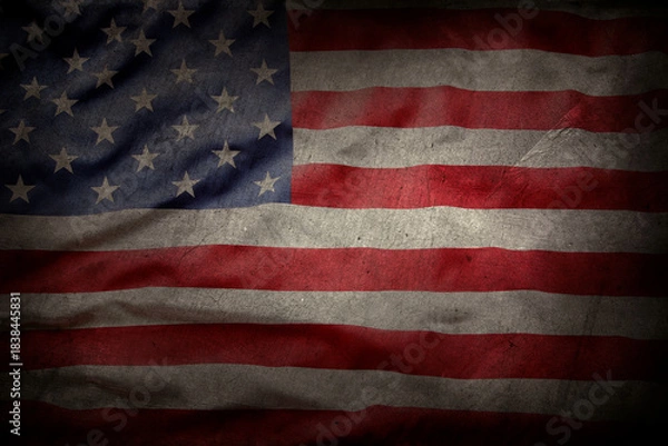 Obraz Grunge American flag