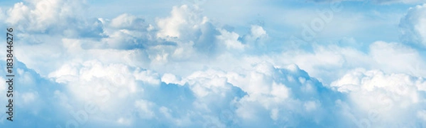 Obraz White clouds in blue sky