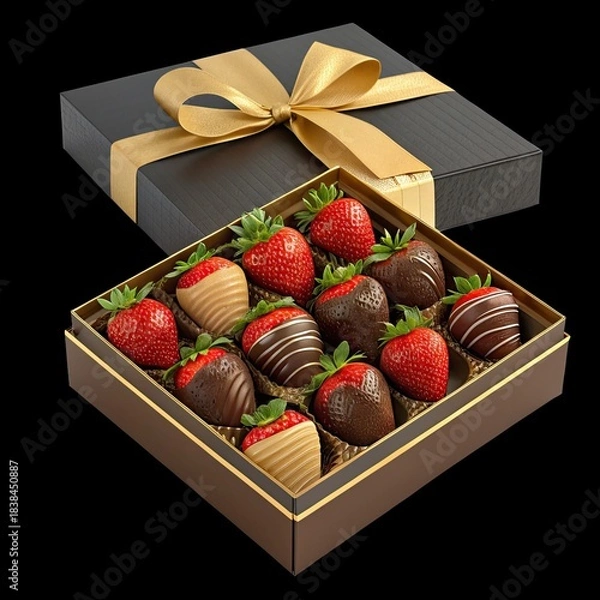 Obraz chocolate candy in a box