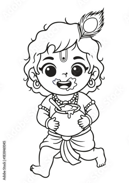 Fototapeta Lord Krishna