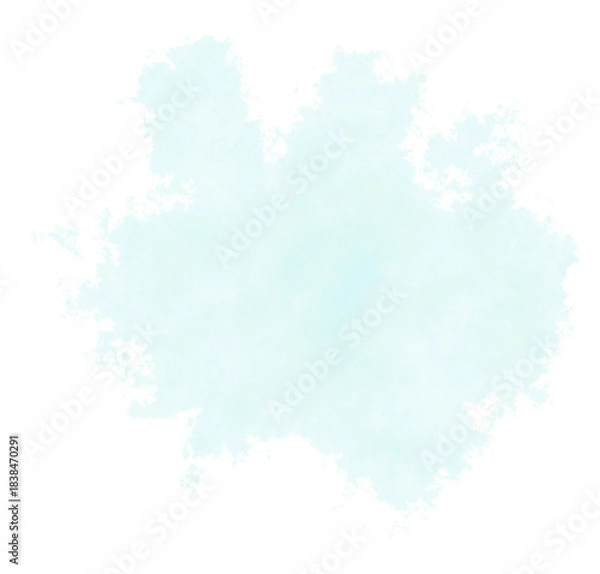 Obraz Abstract watercolor paint shape.