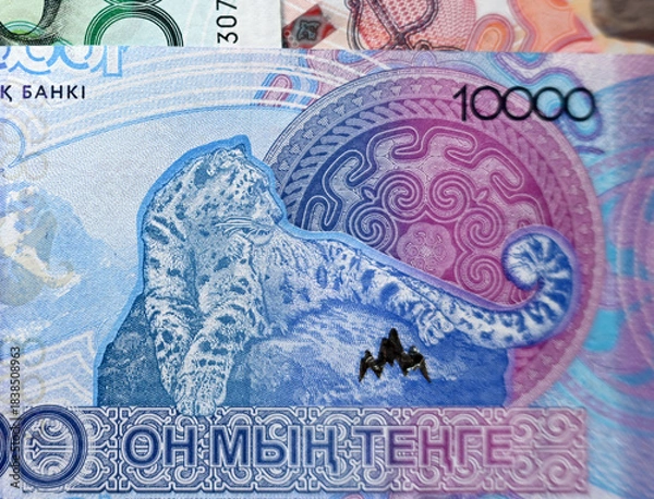 Obraz some current banknotes of Kazakhstan