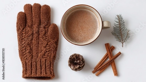 Obraz Hygge Winter Coffee Scene