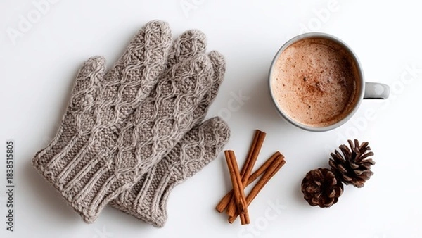 Obraz Cozy Neutral Winter Aesthetic