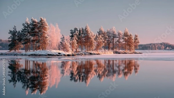 Obraz Frozen Nature Background