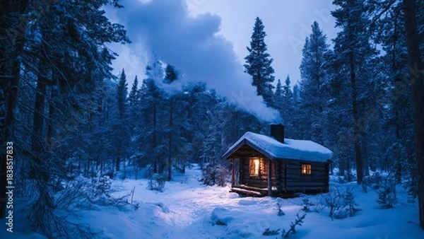 Obraz Cozy Winter Hideaway