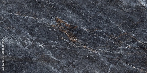Obraz dark color marble texture, black marble background