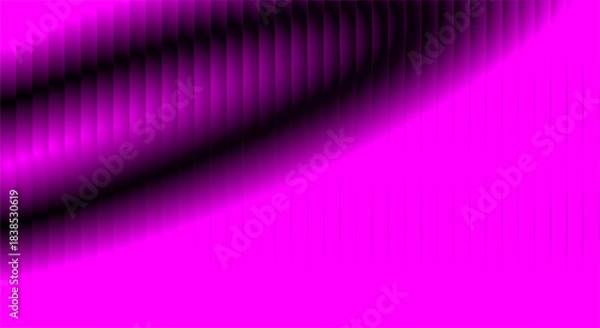 Fototapeta Vibrant magenta abstract background with dynamic vertical stripes