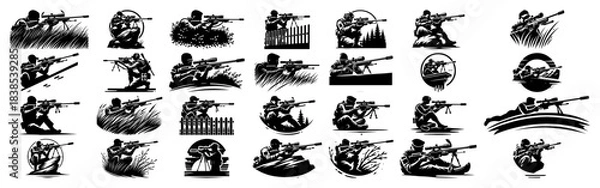 Obraz Battlefield Silhouette Emblems Collection