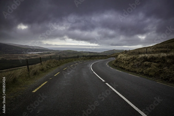 Obraz Conor Pass Road Ireland