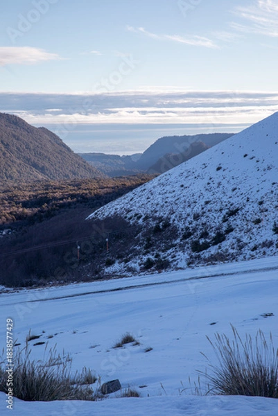 Obraz snow covered mountains