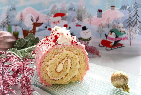 Fototapeta Christmas cake