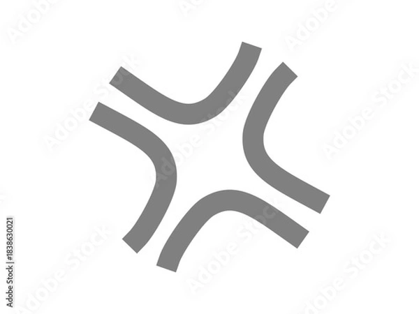 Obraz 怒りのマーク（イライラのアイコン）