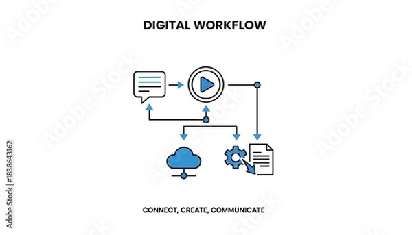 Obraz Seamless Device Connectivity and IoT Integration Icon