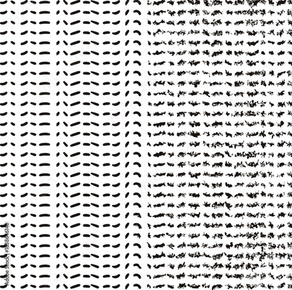 Fototapeta The texture consists of small dashes and distorted noisy spots.