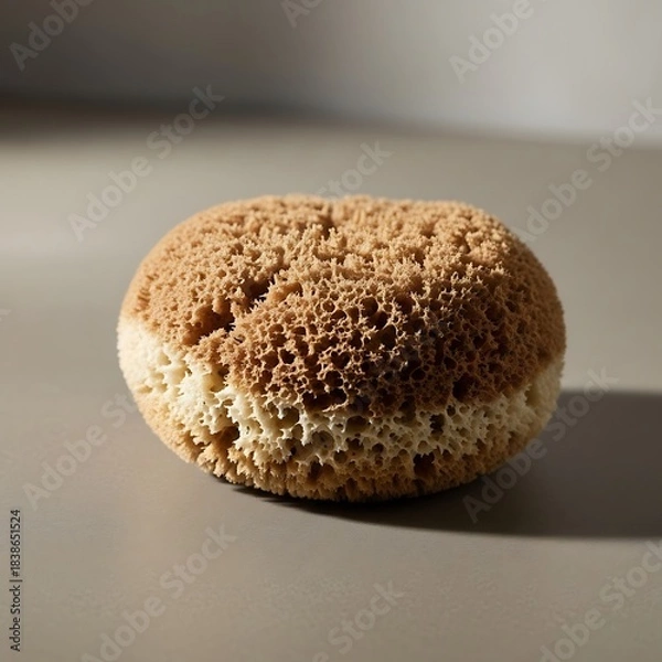 Obraz Natural Sea Sponge Exhibiting Organic Texture and Porous Qualities