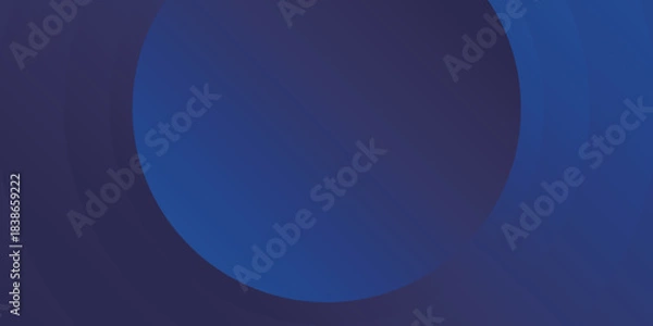 Obraz 青　立体　幾何学　模様　背景