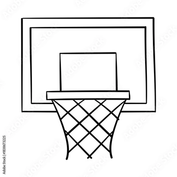 Obraz Basketball ring