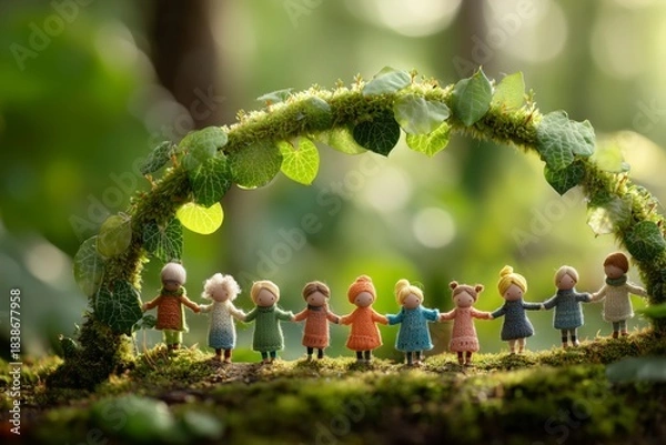 Obraz 森の小さな仲間たち