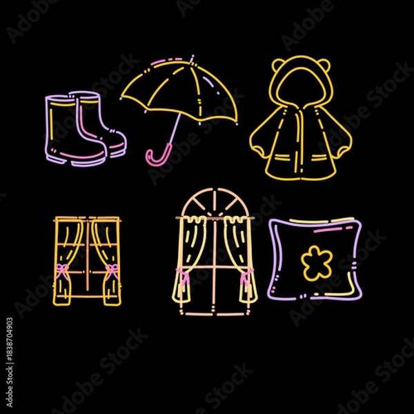 Obraz Cozy Neon Essentials Collection