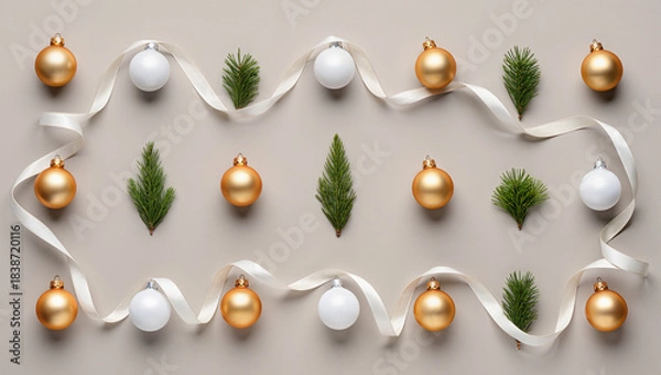 Obraz christmas tree decorations