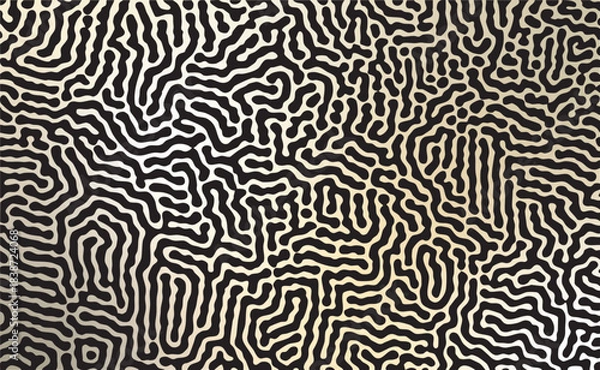 Fototapeta Organic Maze Pattern Abstract Background