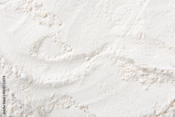 Fototapeta close up of wheat flour texture background. 