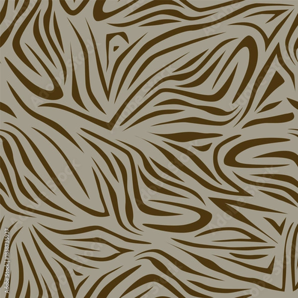 Obraz Seamless zebra pattern, animal print.
