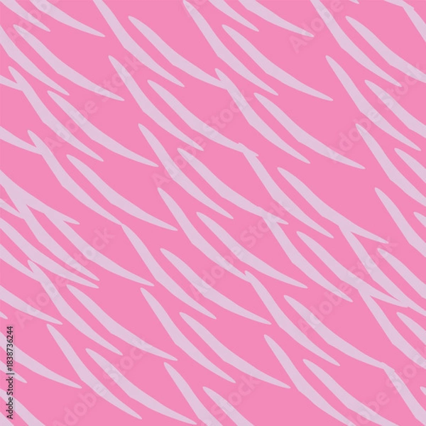 Obraz pink feathers seamless pattern