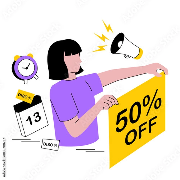 Obraz Campaign Discount Promotion