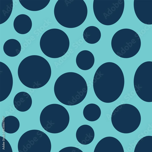 Fototapeta seamless Polka dot pattern background