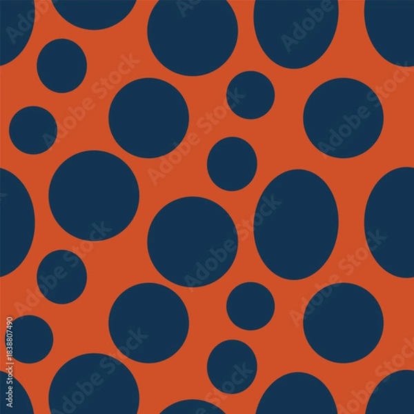 Fototapeta seamless pattern with circles