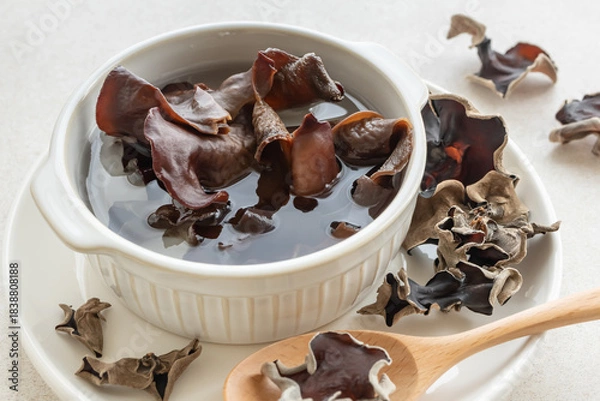 Obraz きくらげ　乾燥キクラゲの戻し方