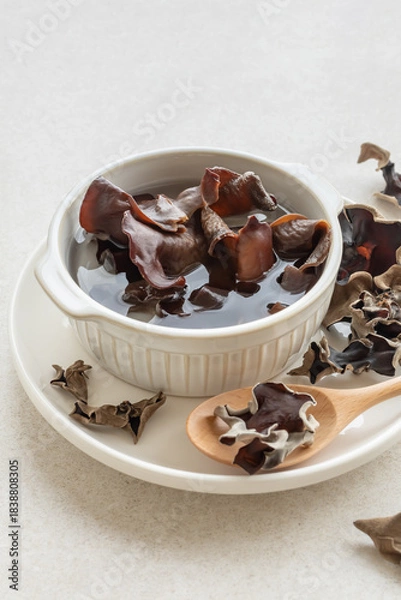 Obraz きくらげ　乾燥キクラゲの戻し方