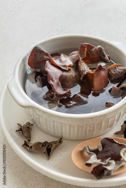 Obraz きくらげ　乾燥キクラゲの戻し方