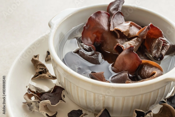 Obraz きくらげ　乾燥キクラゲの戻し方