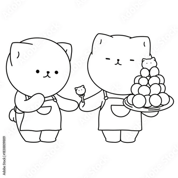 Obraz Bear Bread Shop